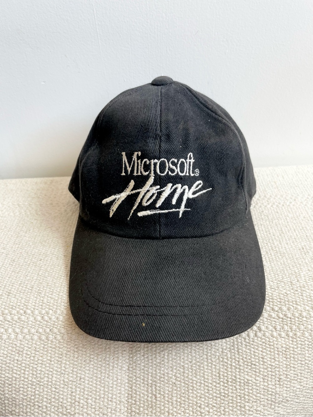 Vintage 90s Microsoft Windows Hat Microsoft Word 97 Black Snap Back